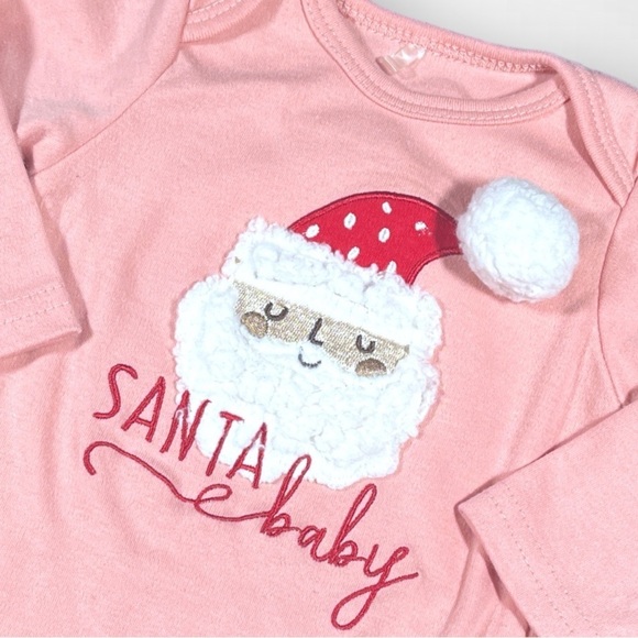 4/$20 Kyle & Deena  Santa Baby Onesie - Picture 2 of 3